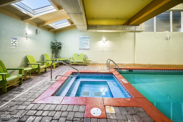 9900 S Thomas Dr Unit 1418, Panama City Beach, FL 32408 - community pool with a skylight
