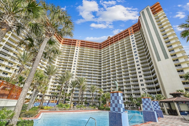 9900 S Thomas Dr Unit 1418, Panama City Beach, FL 32408 - pool with a gazebo