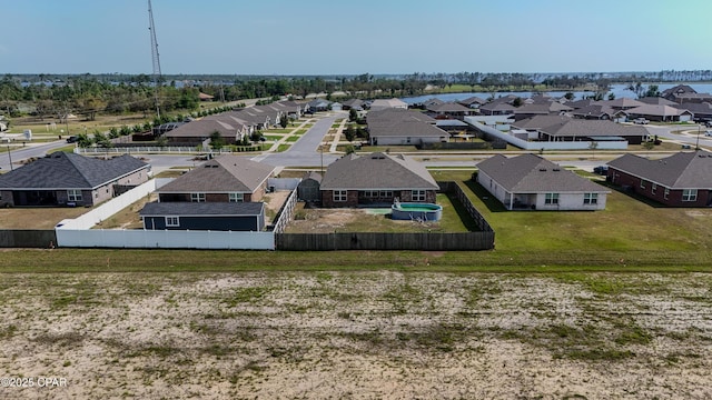birds eye view of property featuring a residential view