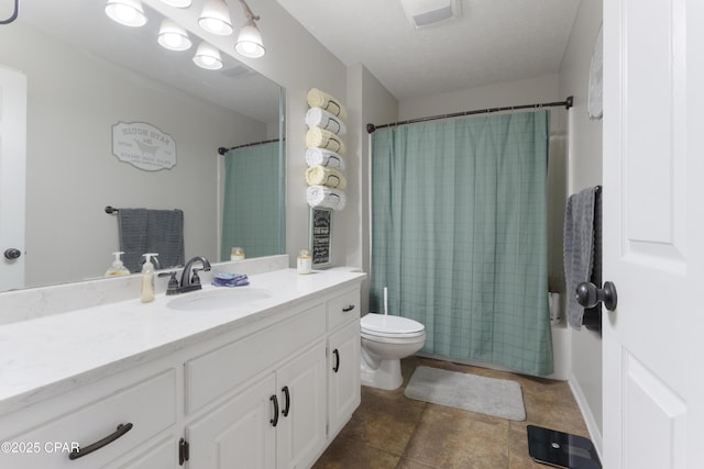 924 N College Blvd, Lynn Haven, FL 32444 - bathroom with toilet, visible vents, and vanity