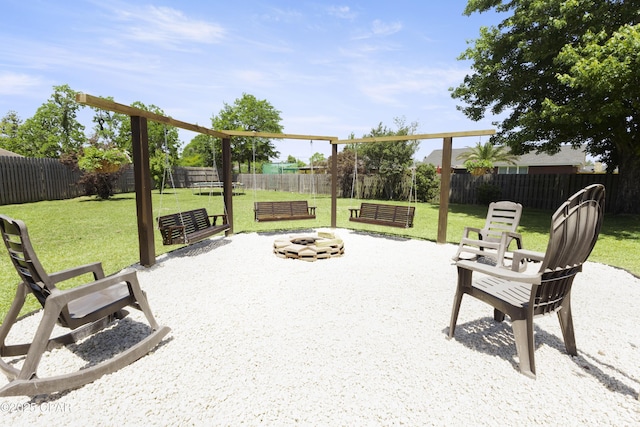 924 N College Blvd, Lynn Haven, FL 32444 - view of patio / terrace featuring a fenced backyard