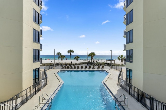 9850 S Thomas Dr Unit 810E, Panama City, FL 32408 - community pool featuring view of water and beach