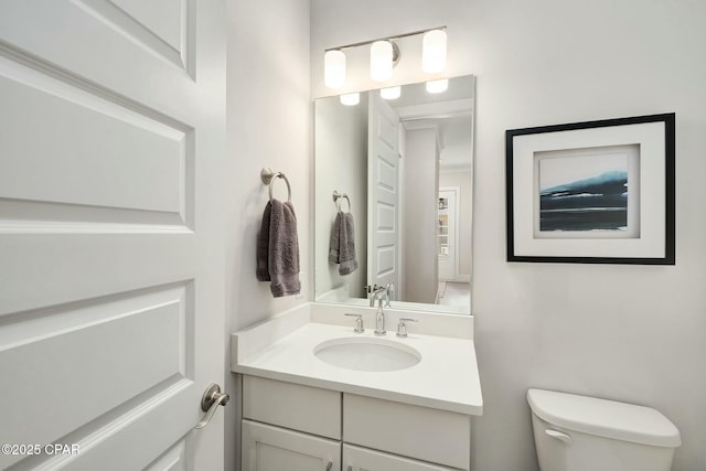 19 Mckenna Way, Santa Rosa Beach, FL 32459 - half bathroom featuring toilet and vanity