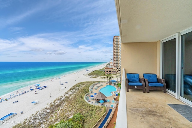 14701 Front Beach Rd Unit 834, Panama City Beach, FL 32413 - water view featuring nearby beach