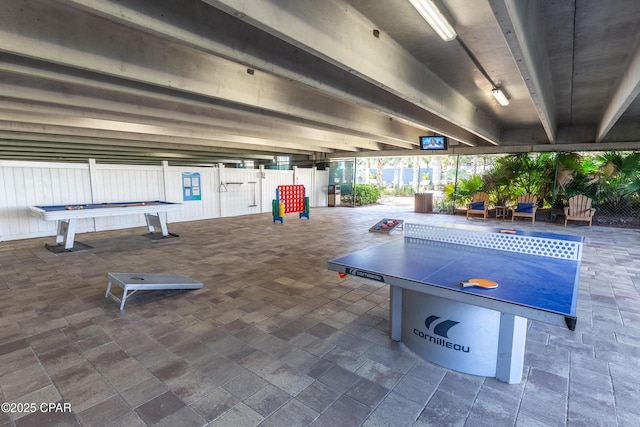 14701 Front Beach Rd Unit 834, Panama City Beach, FL 32413 - rec room with billiards table