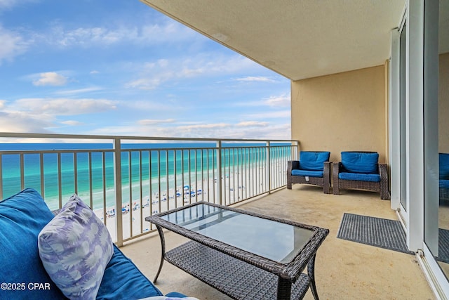 14701 Front Beach Rd Unit 834, Panama City Beach, FL 32413 - balcony with view of water and beach