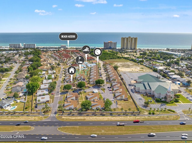 17462 Front Beach Rd Unit 24C, Panama City Beach, FL 32413 - aerial view of property's location featuring a nearby body of water