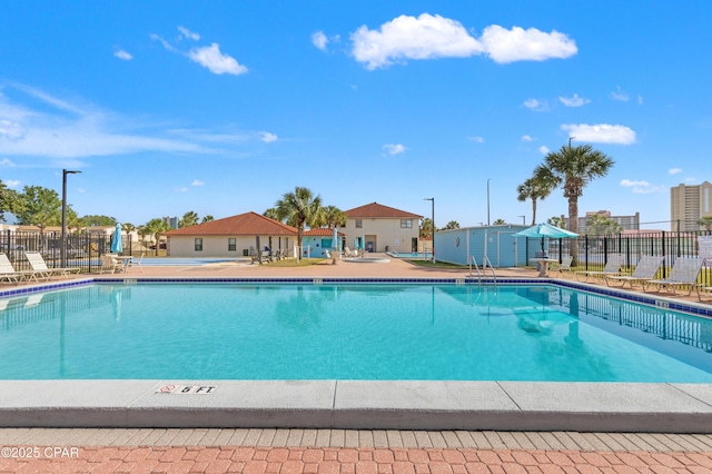 17462 Front Beach Rd Unit 24C, Panama City Beach, FL 32413 - community pool with a patio area