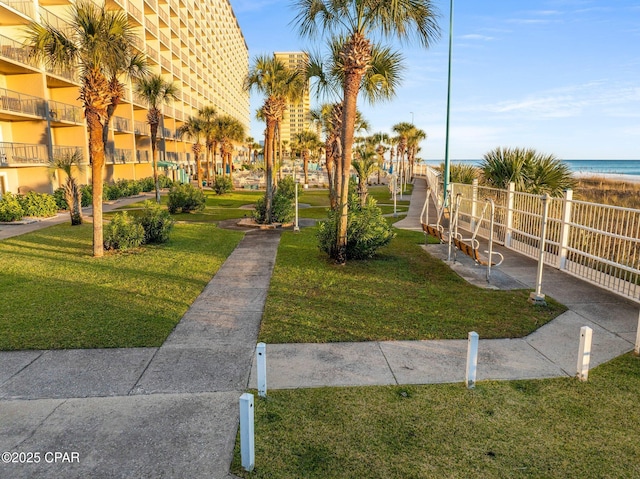8743 Thomas Dr Unit 809, Panama City Beach, FL 32408 - view of community featuring a water view