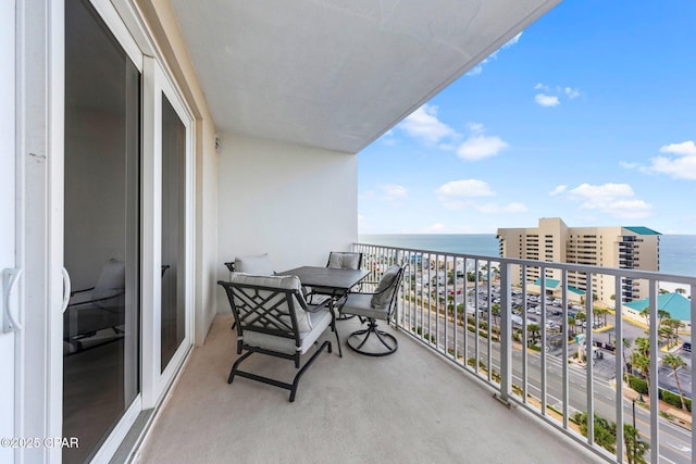 9860 S Thomas Dr Unit 1018, Panama City Beach, FL 32408 - balcony with a water view