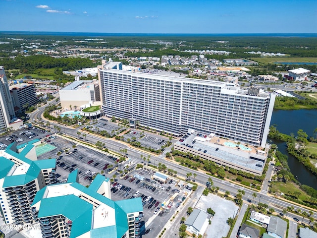 9860 S Thomas Dr Unit 1018, Panama City Beach, FL 32408 - drone / aerial view of a nearby body of water