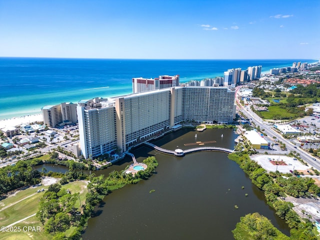 9860 S Thomas Dr Unit 1018, Panama City Beach, FL 32408 - drone / aerial view of a large body of water
