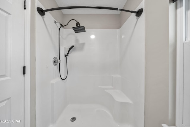 bathroom with walk in shower