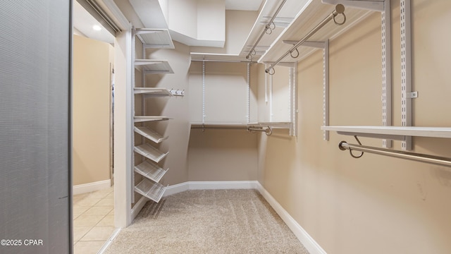1222 Huntington Ridge Rd, Lynn Haven, FL 32444 - walk in closet with tile patterned floors
