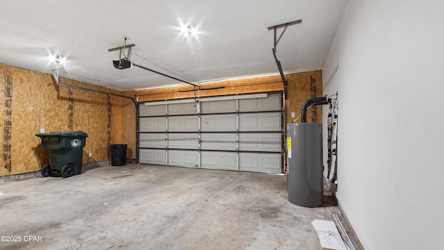 325 Bell Cir, Lynn Haven, FL 32444 - garage with water heater and a garage door opener