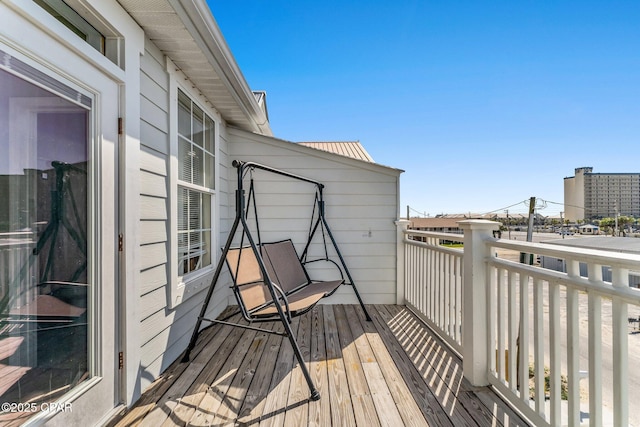 view of deck