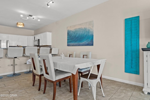 dining area with baseboards