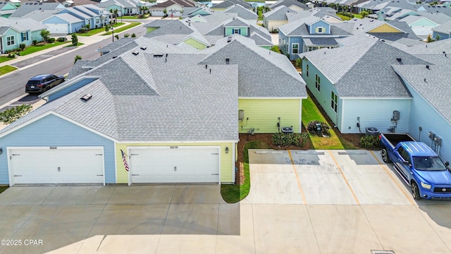drone / aerial view featuring a residential view