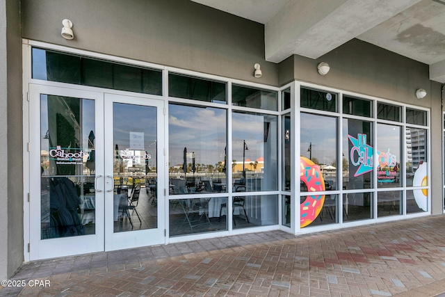 9860 S Thomas Dr Unit 1202, Panama City Beach, FL 32408 - property entrance featuring french doors