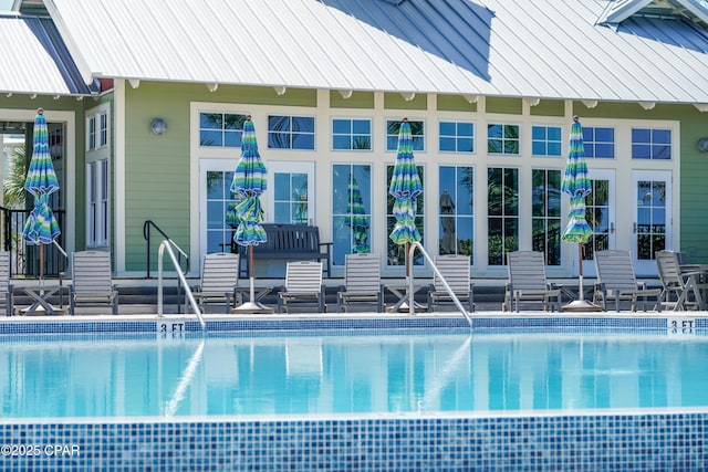 view of pool