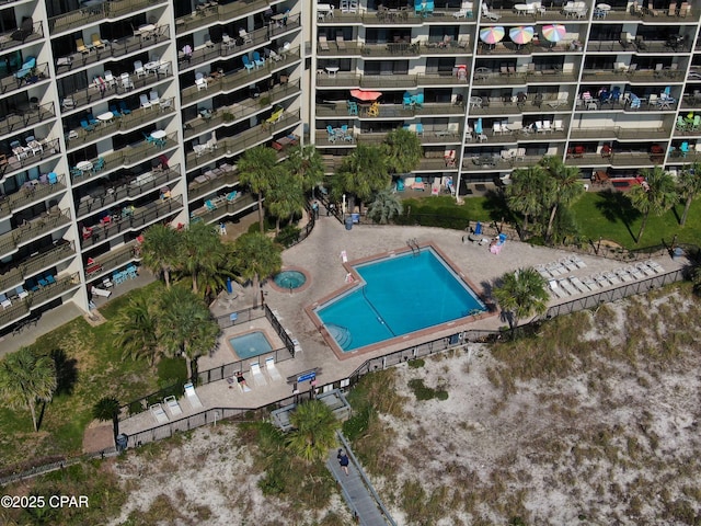 drone / aerial view