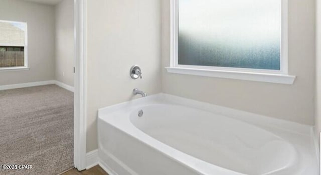 full bathroom featuring a bath
