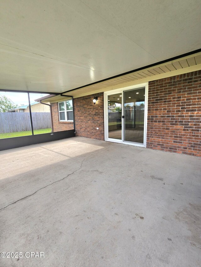609 E Pine Forest Dr, Lynn Haven, FL 32444 - view of unfurnished sunroom