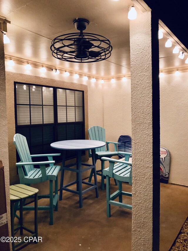 view of patio / terrace featuring outdoor dining area