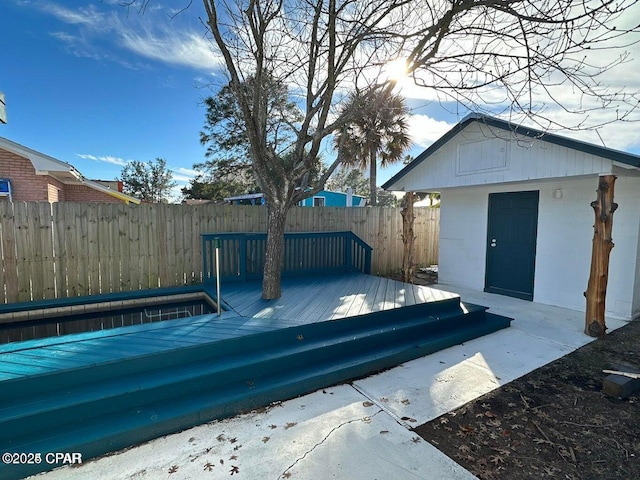 3733 Benbow St, Panama City Beach, FL 32408 - view of pool featuring a deck