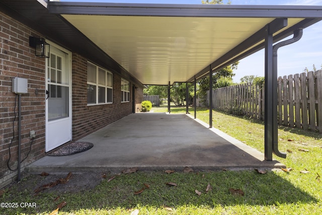 3947 Verona Cir, Panama City, FL 32405 - view of patio / terrace with a fenced backyard