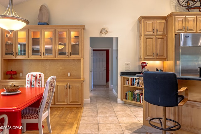 dining room with baseboards