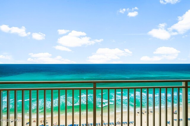 17739 Front Beach Rd Unit 1207W, Panama City Beach, FL 32413 - water view featuring a beach view