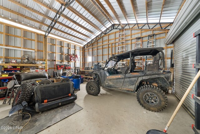 2612 NW County Road 274, Fountain, FL 32438 - garage featuring metal wall