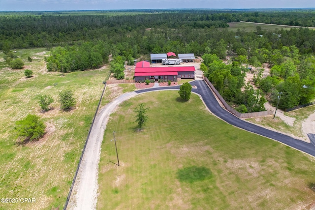 2612 NW County Road 274, Fountain, FL 32438 - bird's eye view featuring a forest view