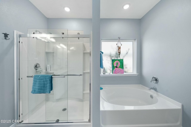 1294 Conolly Blvd, Lynn Haven, FL 32444 - bathroom featuring a garden tub and a stall shower