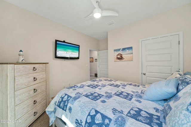 1294 Conolly Blvd, Lynn Haven, FL 32444 - carpeted bedroom with a ceiling fan