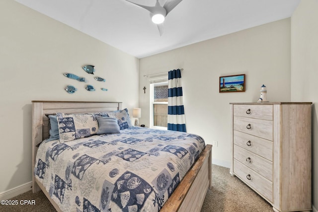 1294 Conolly Blvd, Lynn Haven, FL 32444 - bedroom featuring light colored carpet, baseboards, and ceiling fan