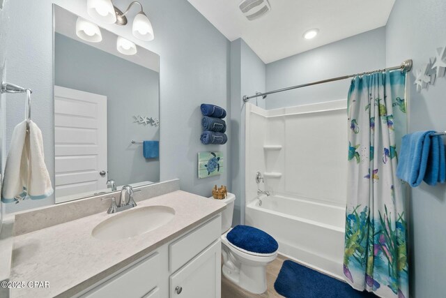1294 Conolly Blvd, Lynn Haven, FL 32444 - bathroom with shower / tub combo, vanity, and toilet