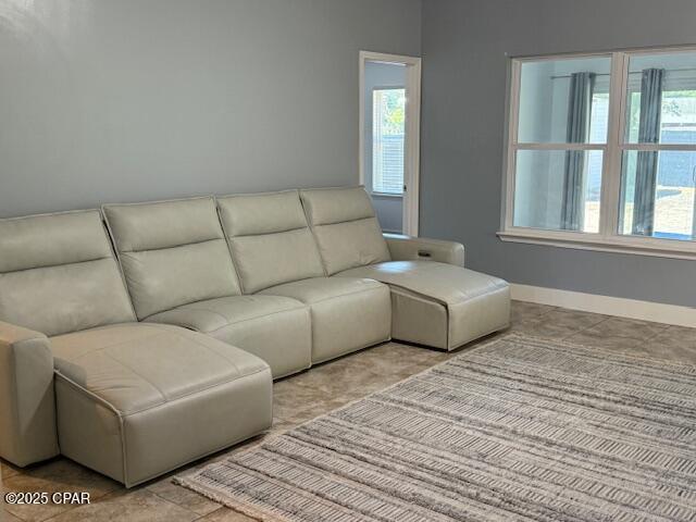 25 Wood Ave, Panama City, FL 32404 - living area featuring baseboards