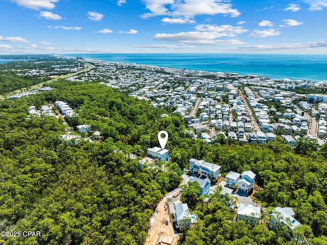 345 Redbud Ln, Inlet Beach, FL 32461 - bird's eye view of a nearby body of water