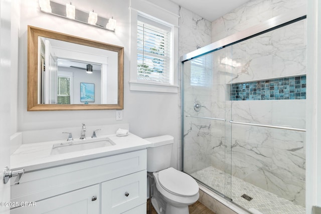 345 Redbud Ln, Inlet Beach, FL 32461 - full bathroom featuring a marble finish shower and vanity