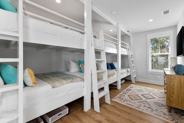 345 Redbud Ln, Inlet Beach, FL 32461 - bedroom featuring wood finished floors and recessed lighting