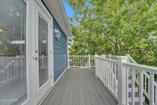 8508 S Holland Rd, Southport, FL 32409 - view of wooden terrace