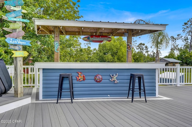 8508 S Holland Rd, Southport, FL 32409 - view of deck