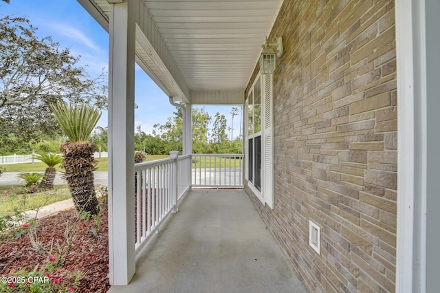 8508 S Holland Rd, Southport, FL 32409 - view of porch