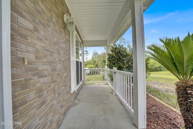 8508 S Holland Rd, Southport, FL 32409 - view of covered porch