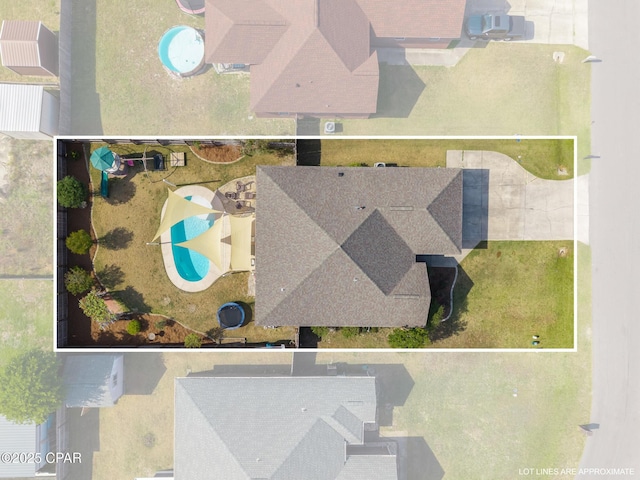 3543 Brentwood Pl, Panama City, FL 32404 - aerial view of a pool area