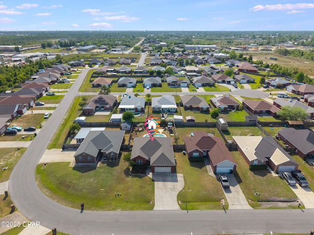 3543 Brentwood Pl, Panama City, FL 32404 - aerial overview of property's location with nearby suburban area