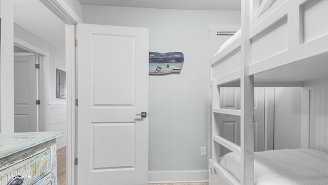 spacious closet featuring wood finished floors