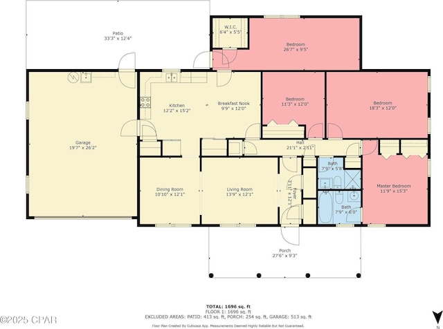 10367 NW County Road 274, Altha, FL 32421 - floor plan / room layout